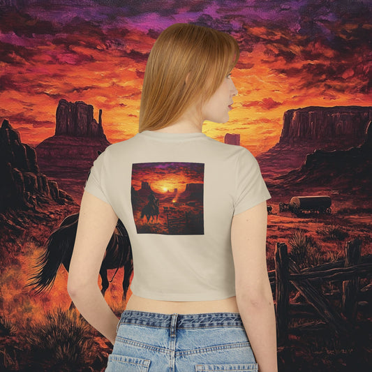 Cowboy Sunset Crop Top