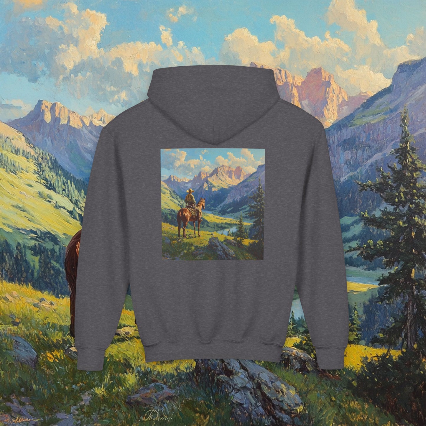 Starin' Cowboy Kids Hoodie