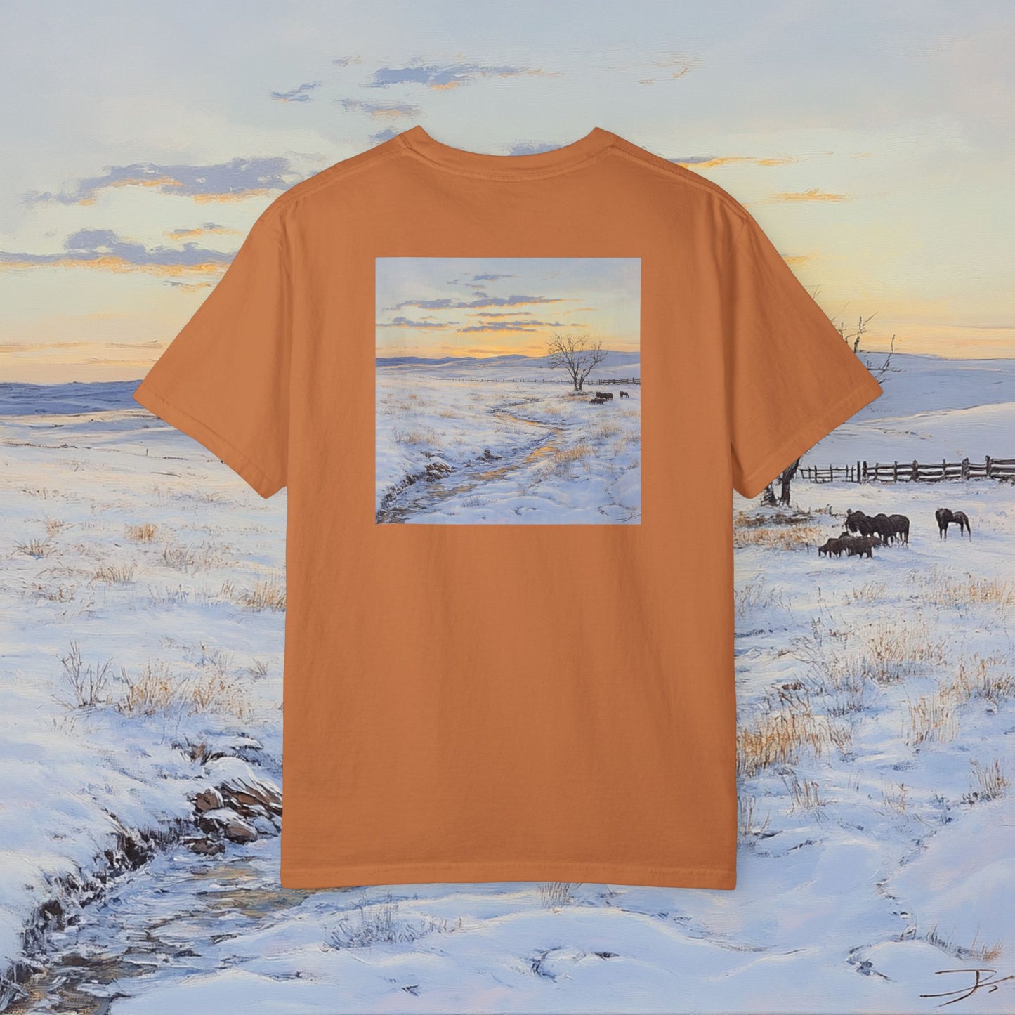 Winter Western Plains T-Shirt