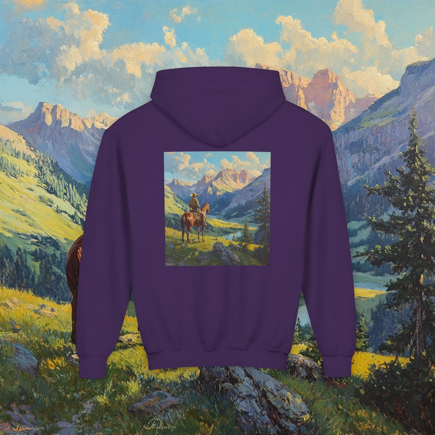 Starin' Cowboy Kids Hoodie