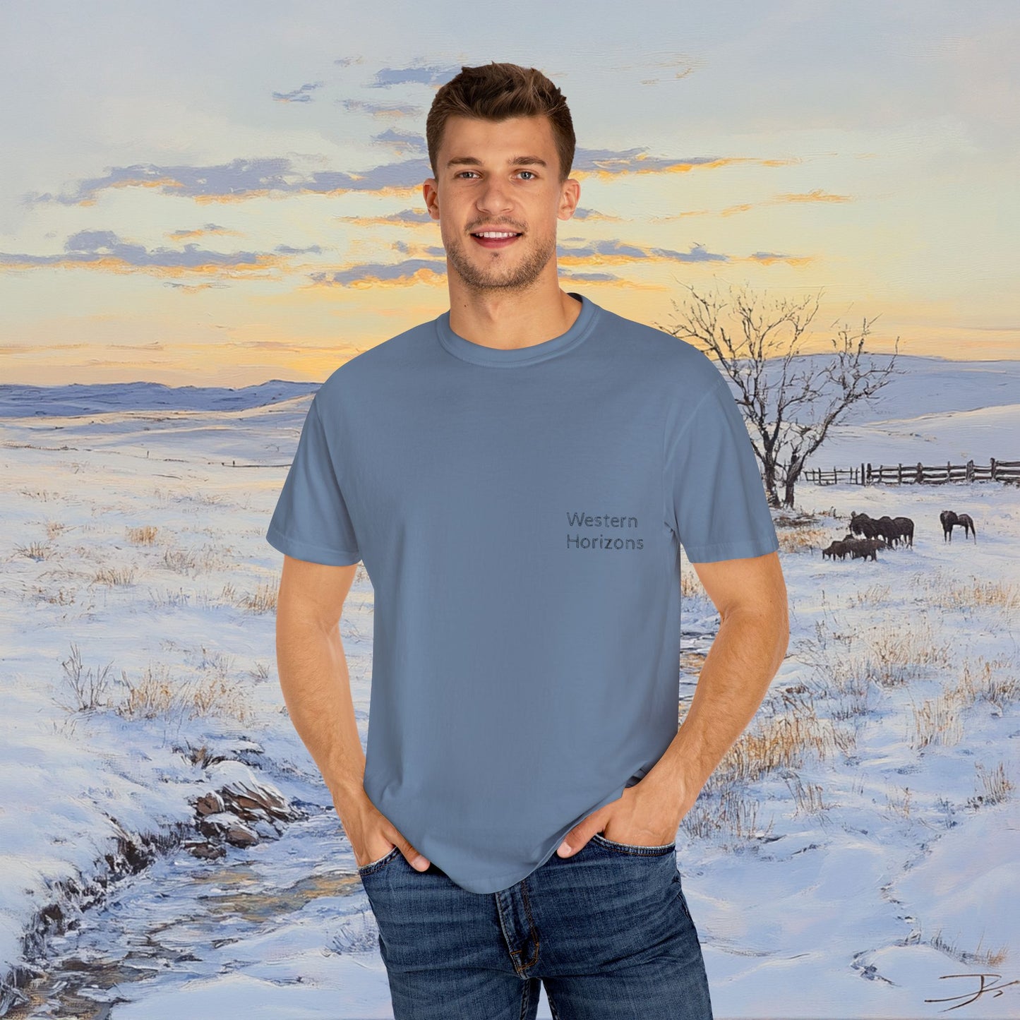 Winter Western Plains T-Shirt