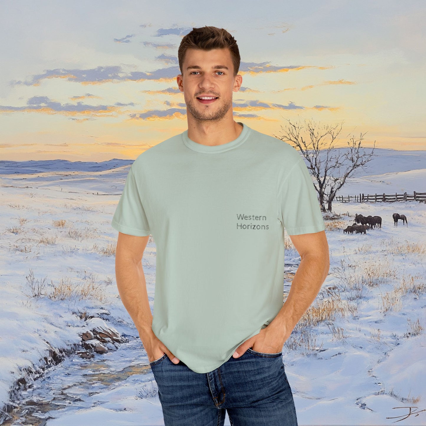 Winter Western Plains T-Shirt