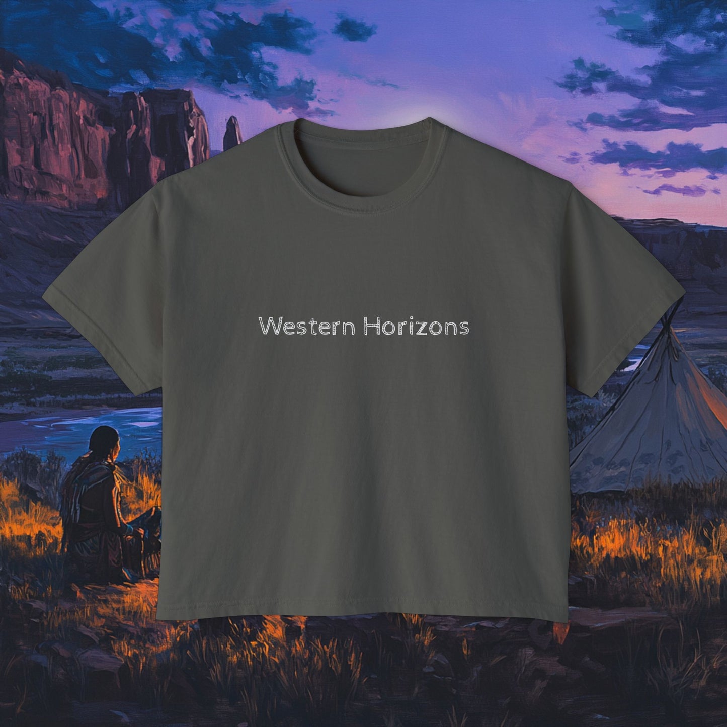 Tribal Gathering Boxy Tee