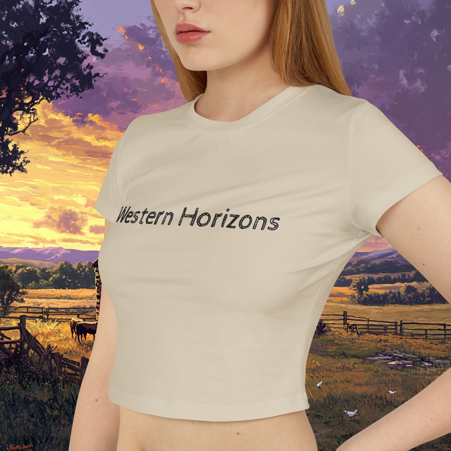 Homestead Sunset Crop Top