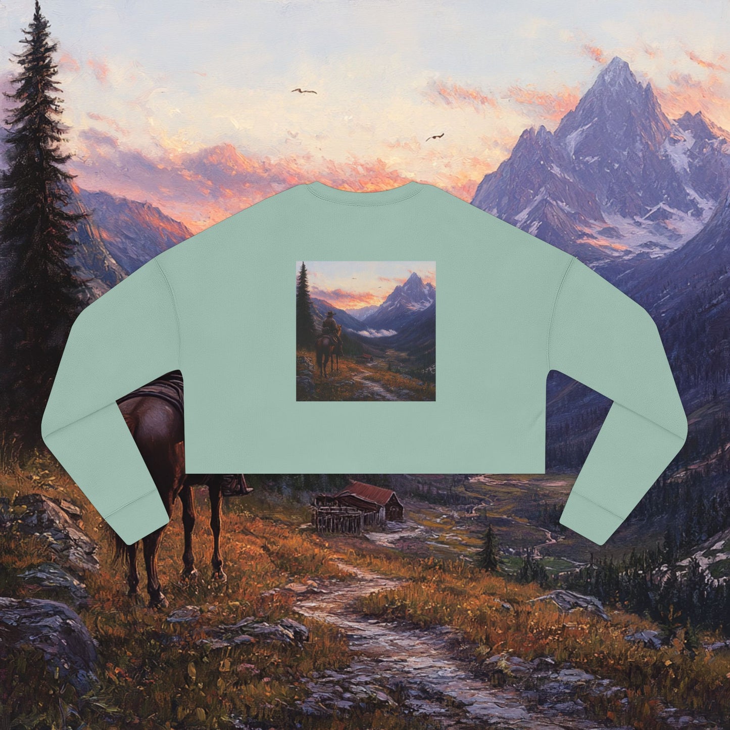 Returning Home Crop Sweatshirt