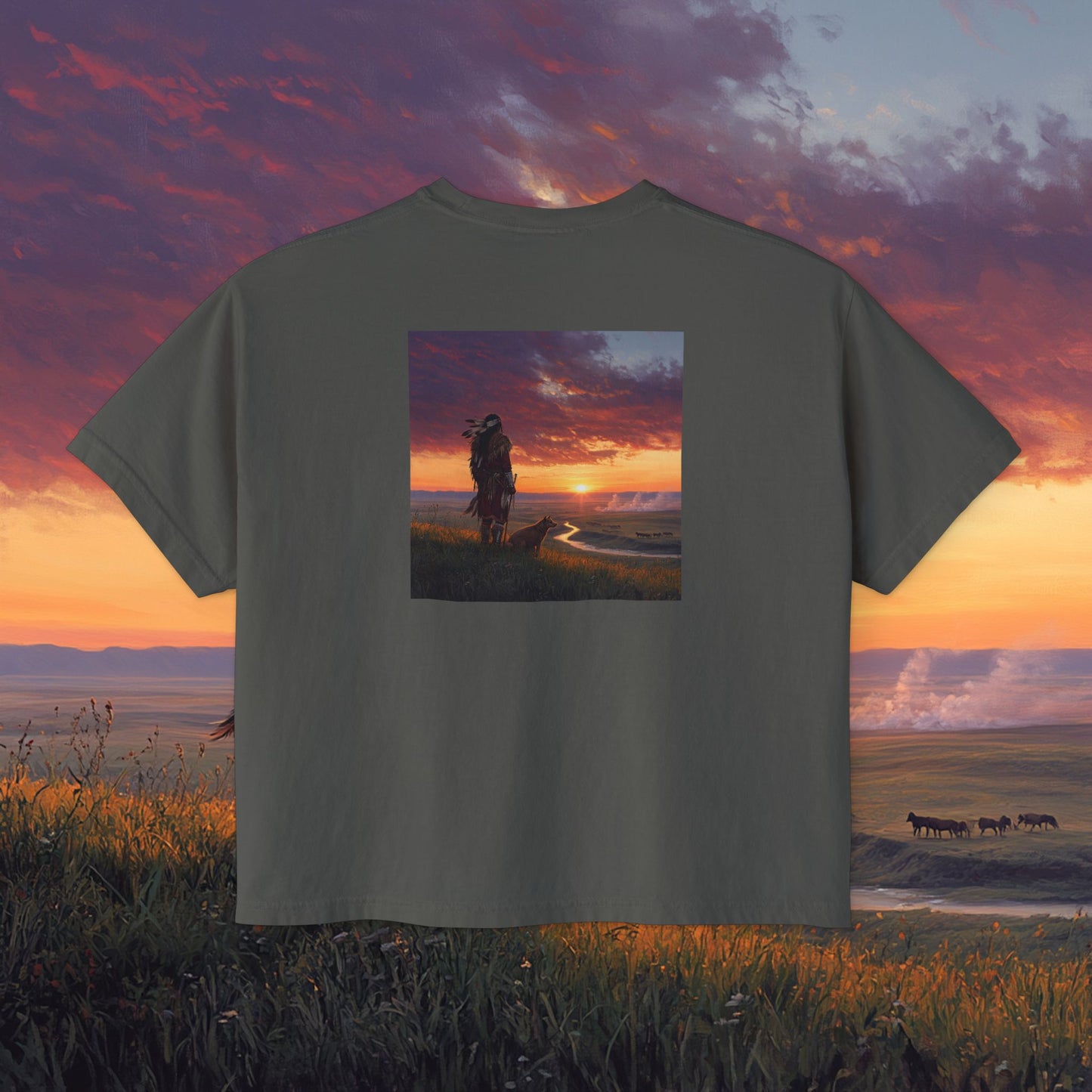 A Warrior's Best Friend Boxy Tee