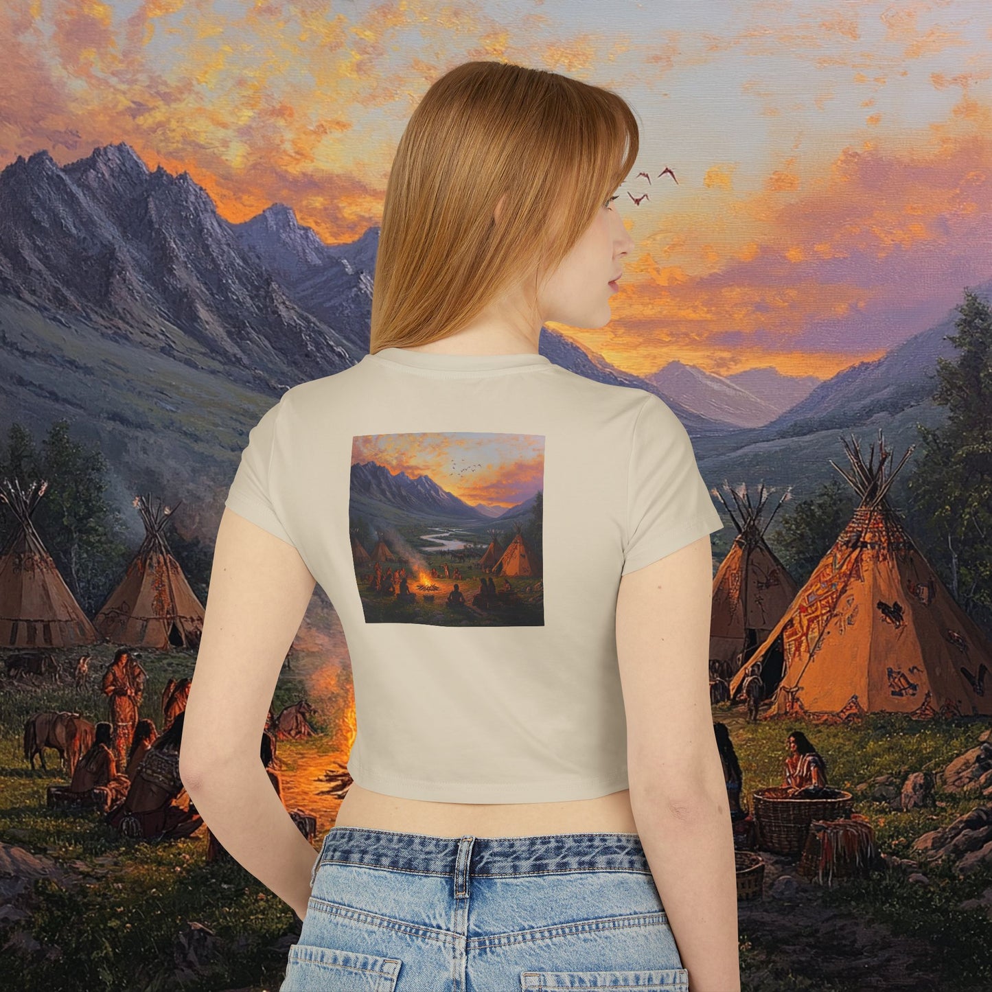 Tribal Party Crop Top