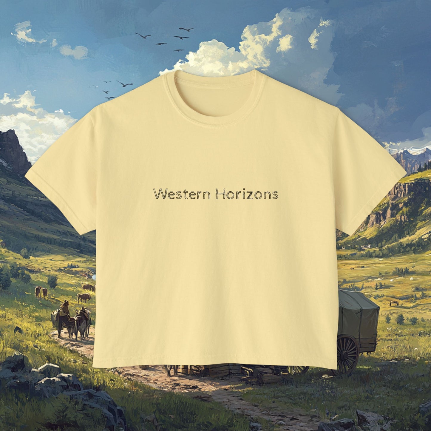 Headin' West Boxy Tee