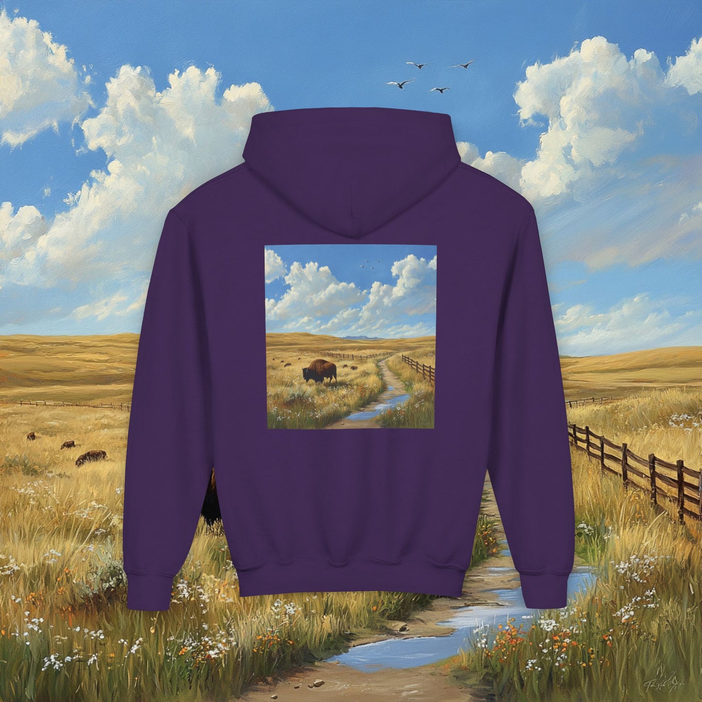 Buffalo Plains Kids Hoodie