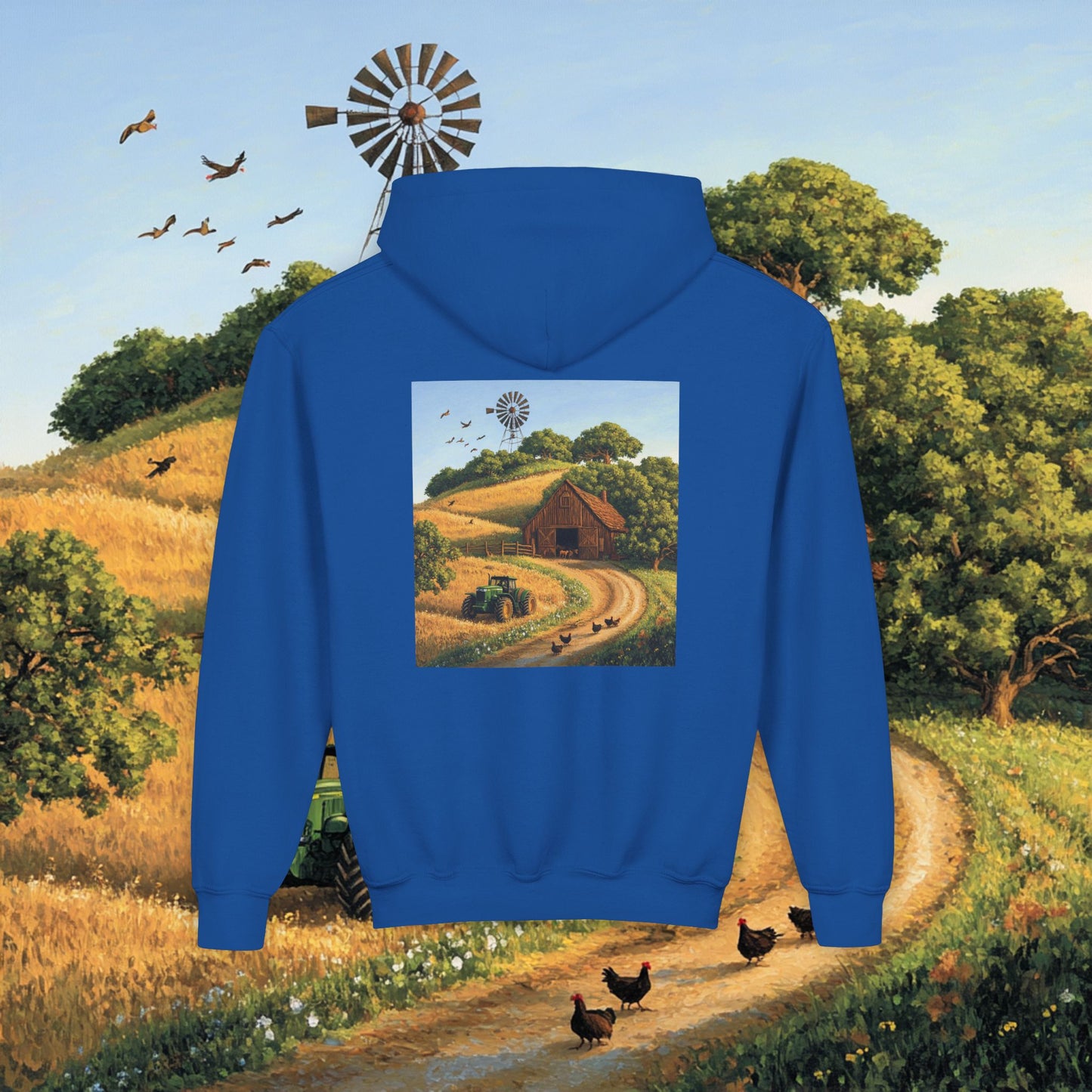 Farm Barn Kids Hoodie