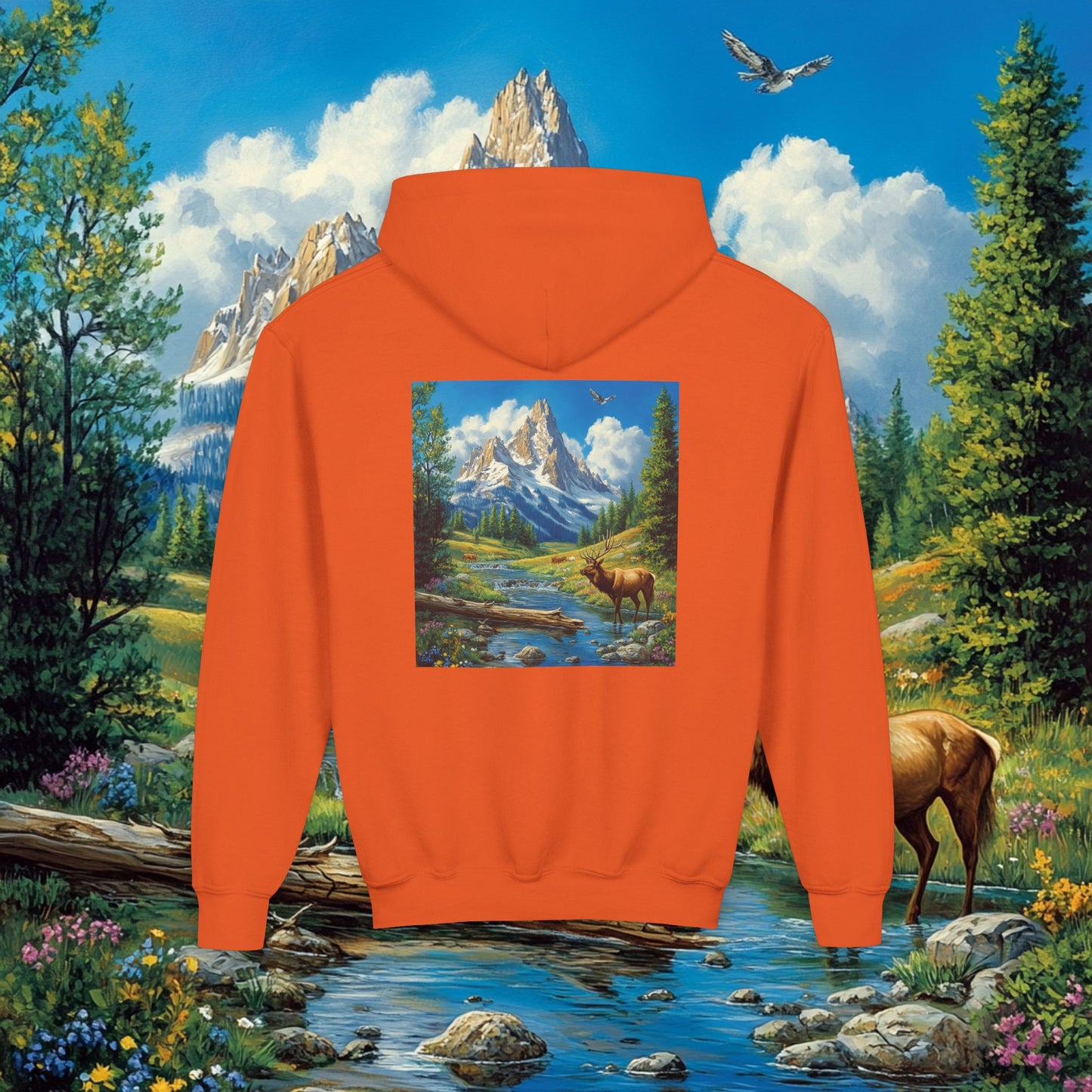 Elk Mountain Kids Hoodie