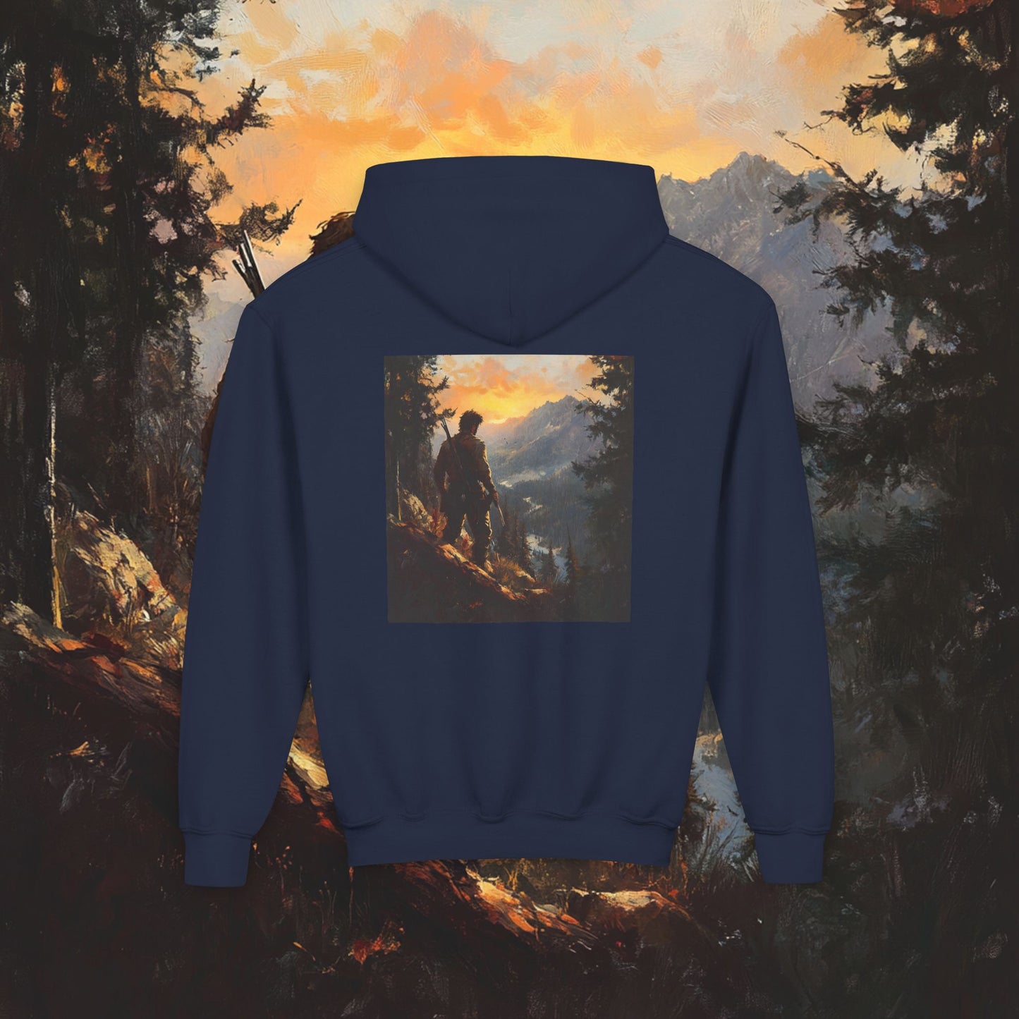The Lone Frontiersman Kids Hoodie