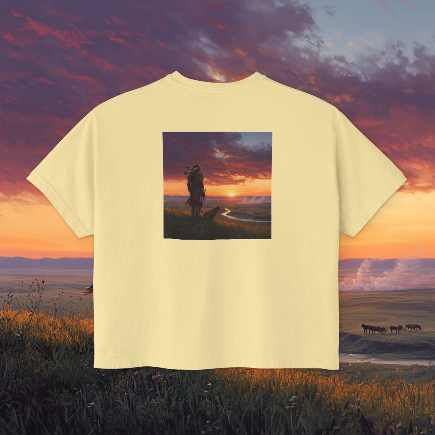 A Warrior's Best Friend Boxy Tee