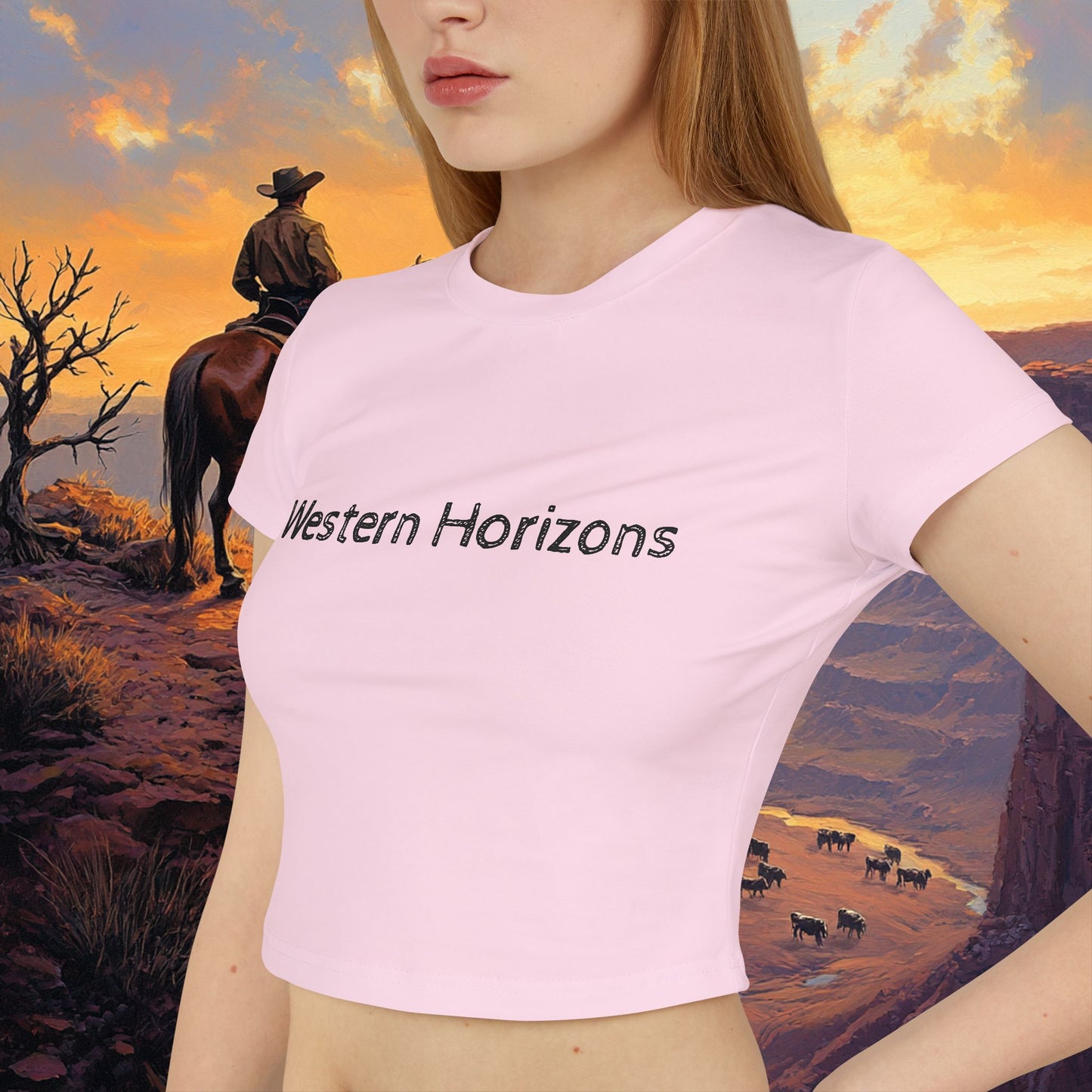 Cowboy Canyon Crop Top