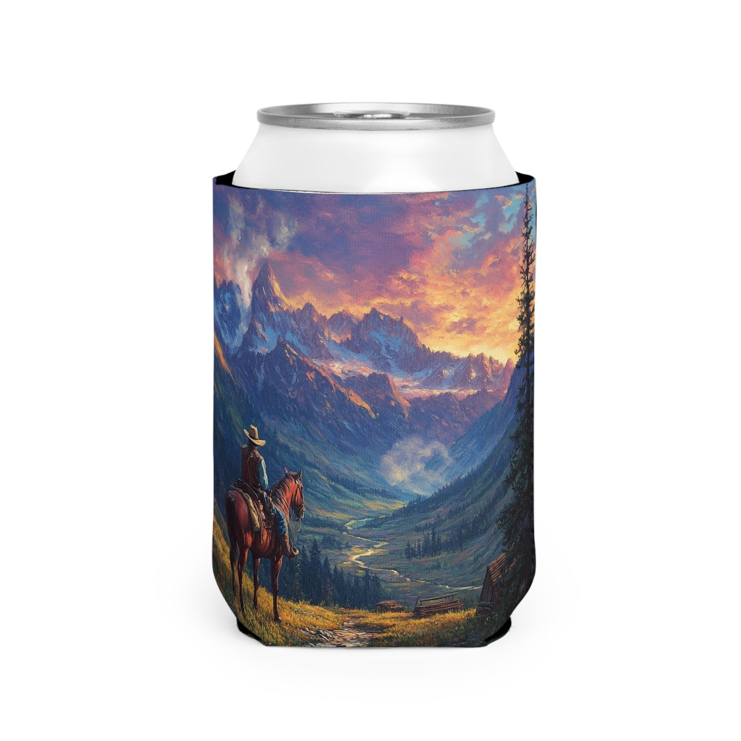 Rocky Mountain Cowboy Koozie