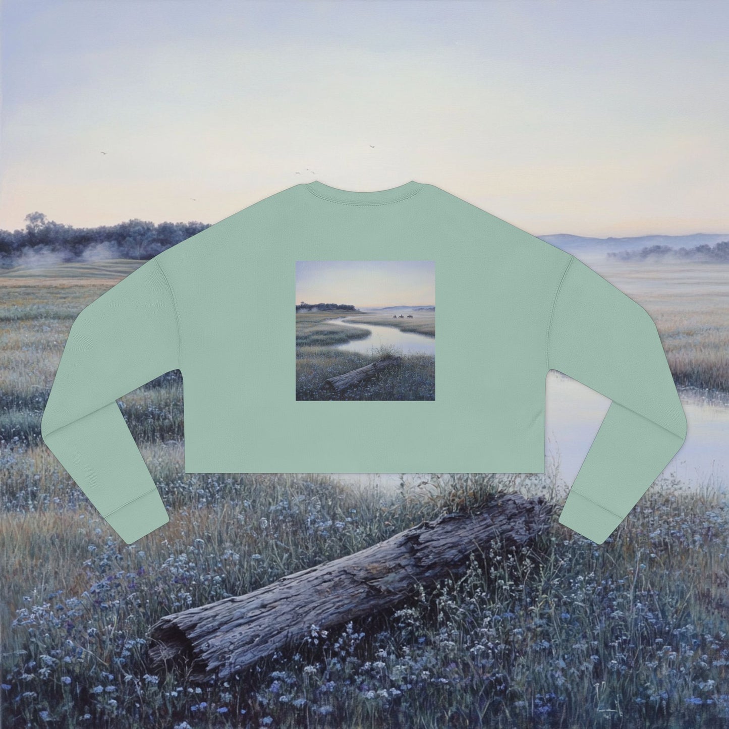 Misty Mornings Crop Sweatshirt