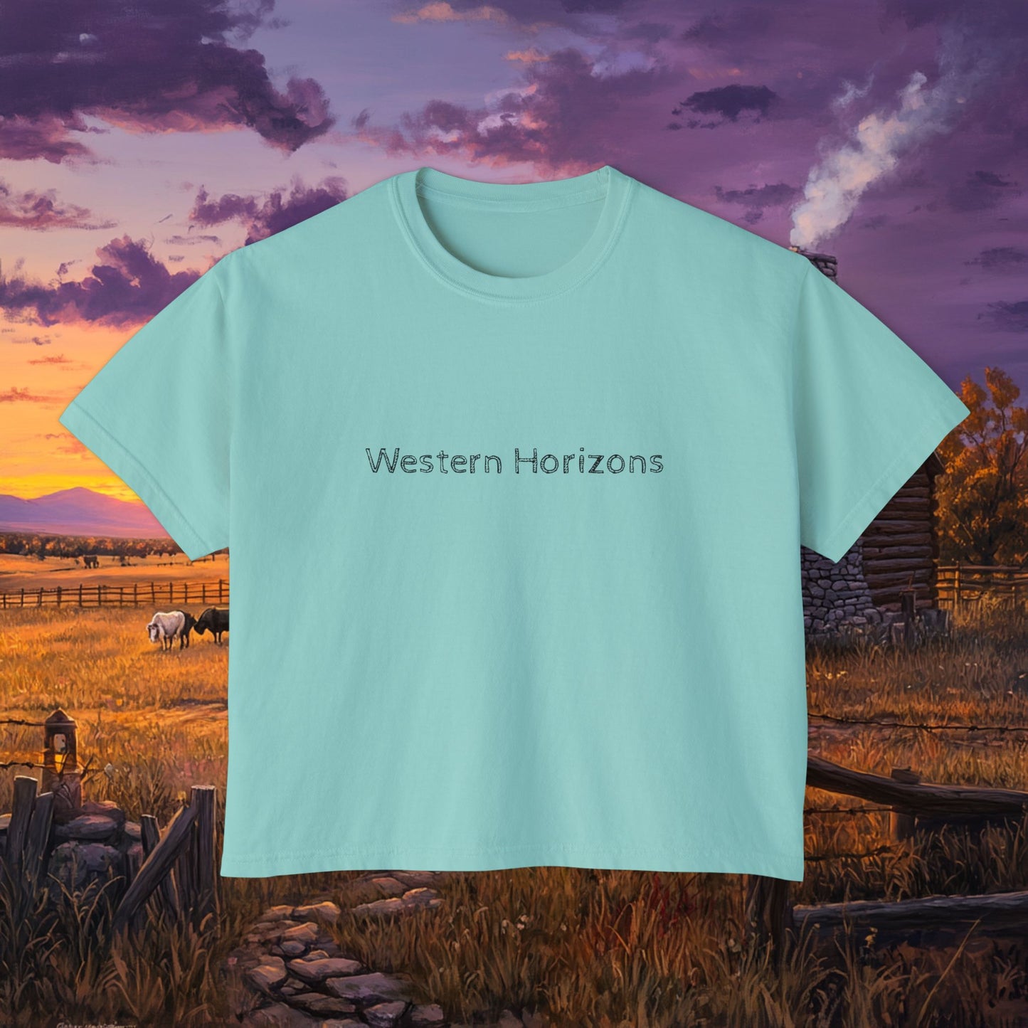 Settling Down Boxy Tee