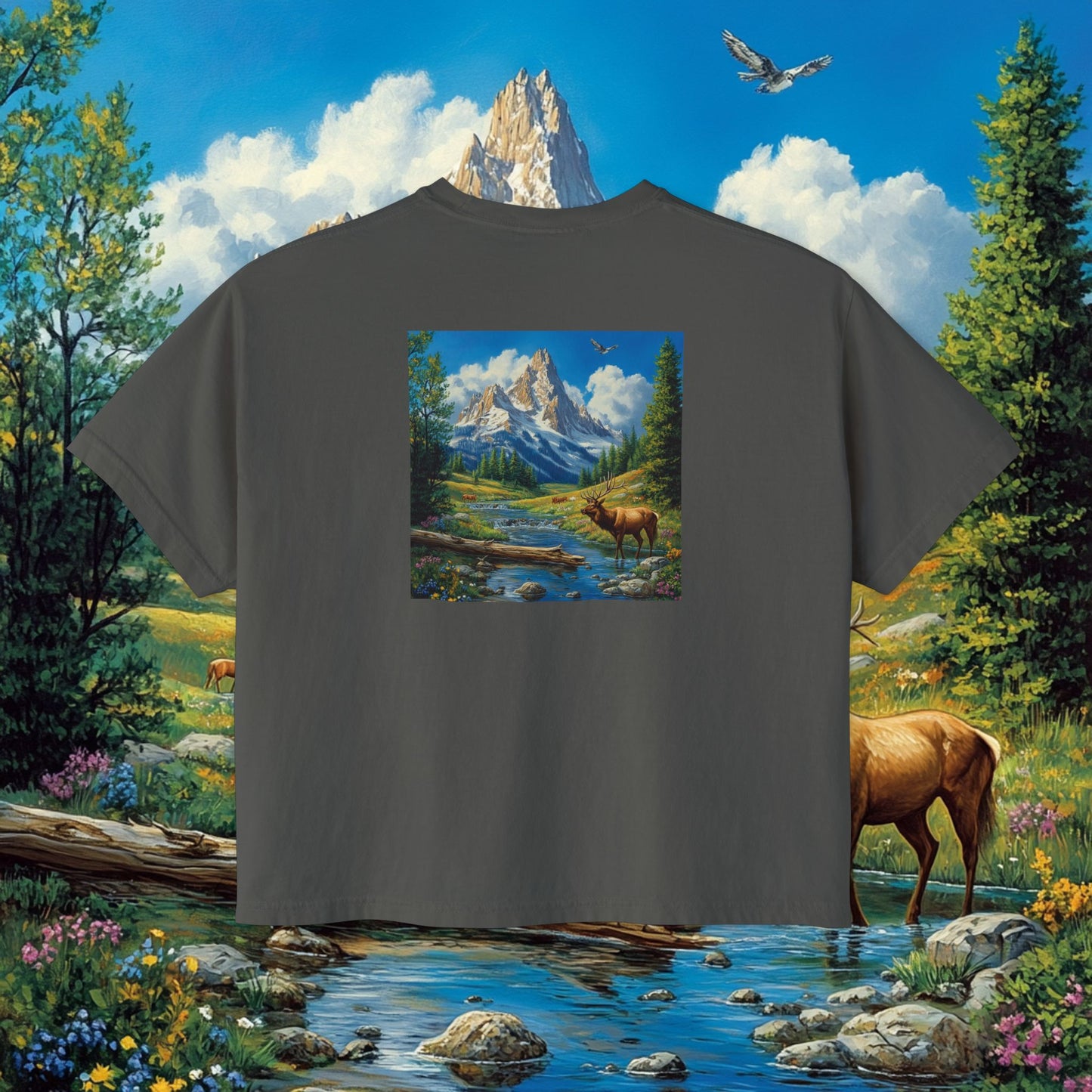 Elk Mountain Boxy Tee
