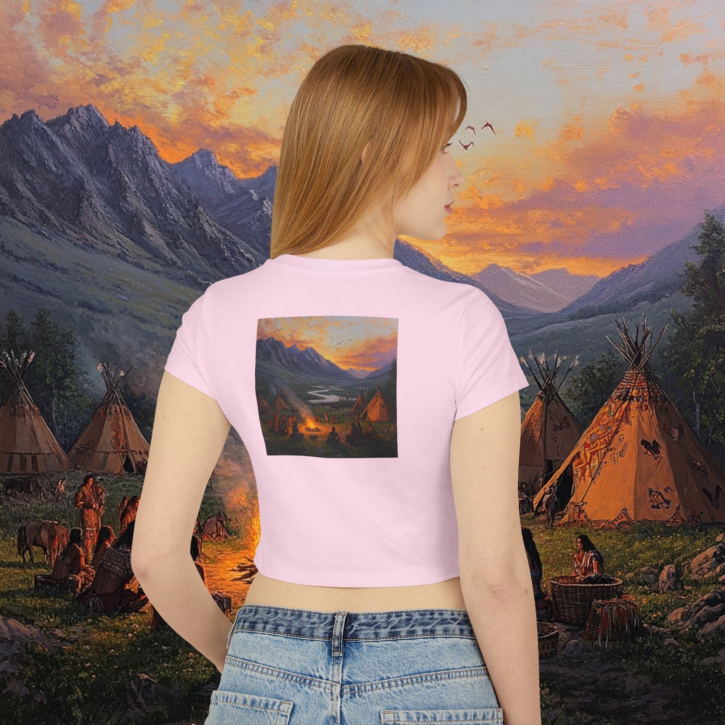 Tribal Party Crop Top