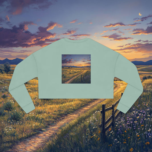 Plains Sunset Crop Sweatshirt