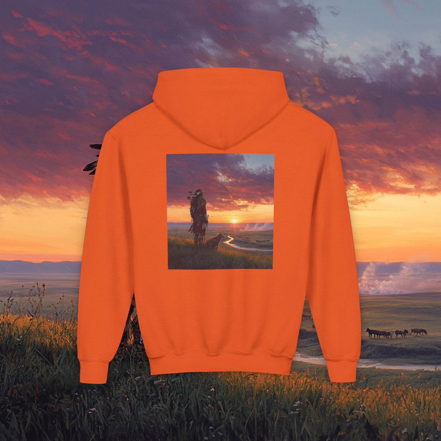 A Warrior's Best Friend Kids Hoodie