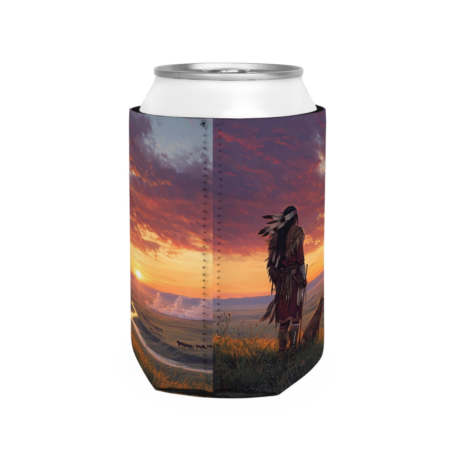 A Warrior's Best Friend Koozie