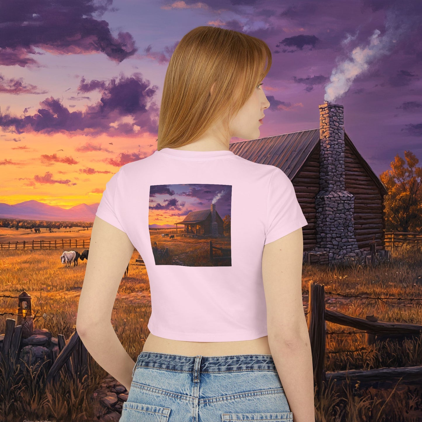 Settling Down Crop Top