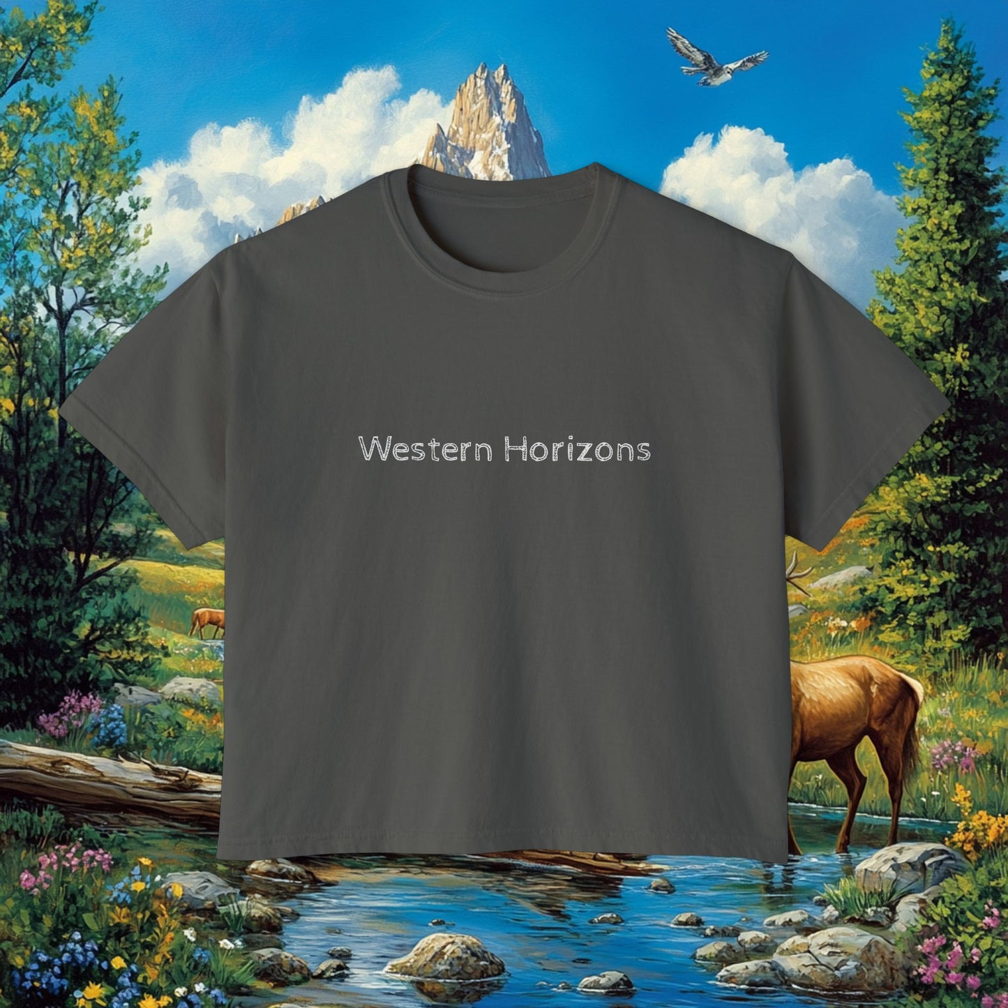 Elk Mountain Boxy Tee