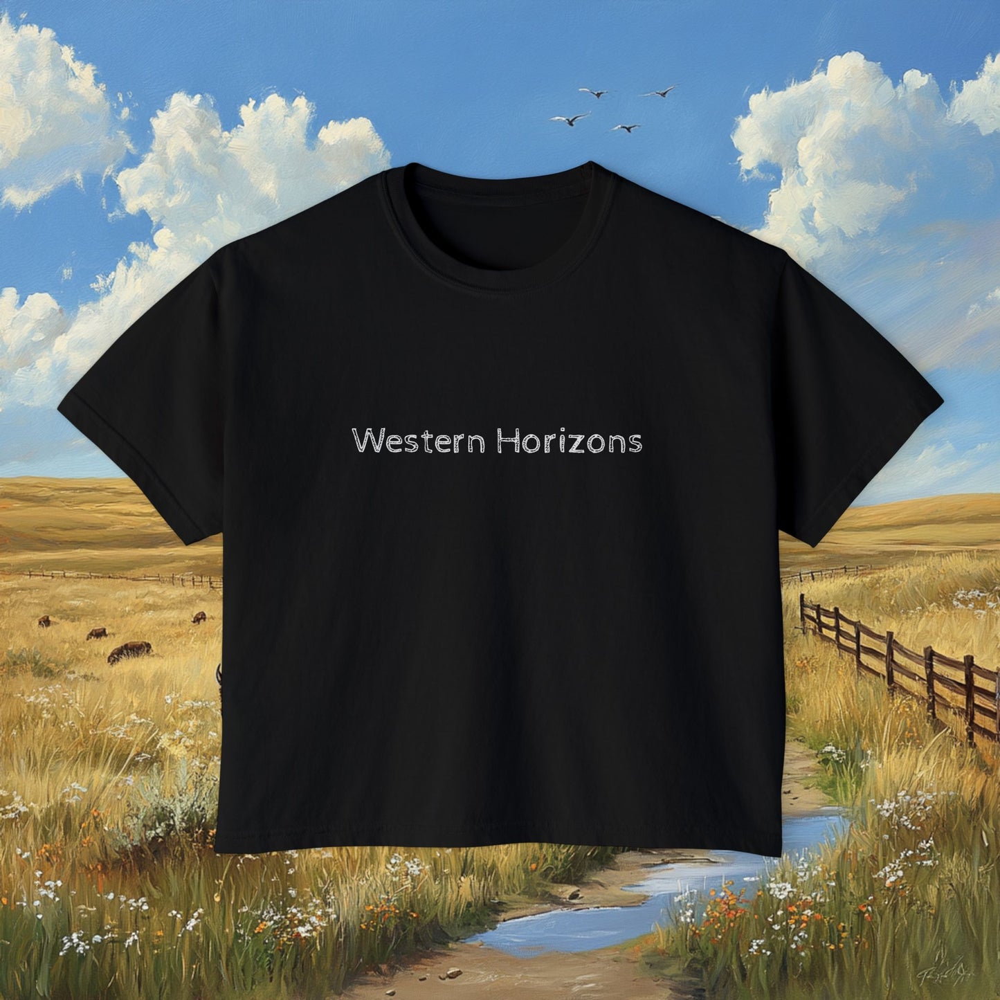 Buffalo Plains Boxy Tee