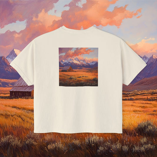 Rustic Prairie Barn Boxy Tee