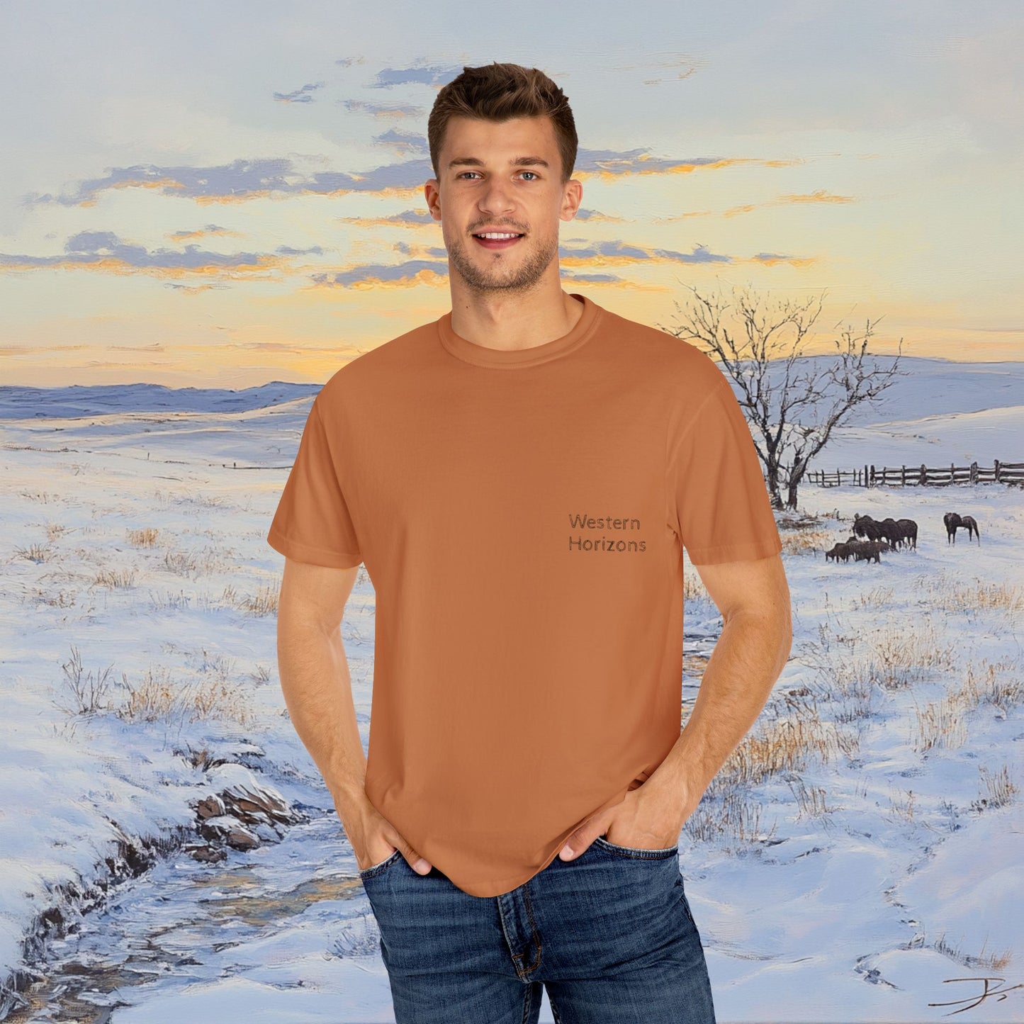 Winter Western Plains T-Shirt