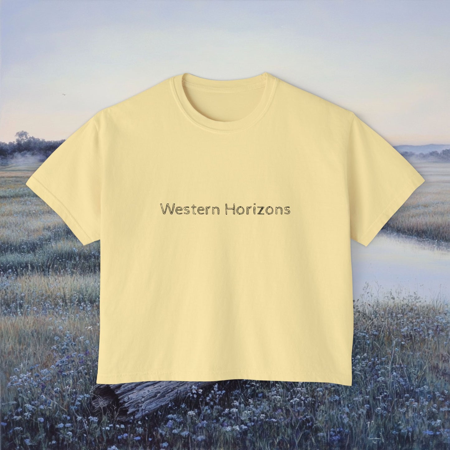 Misty Mornings Boxy Tee