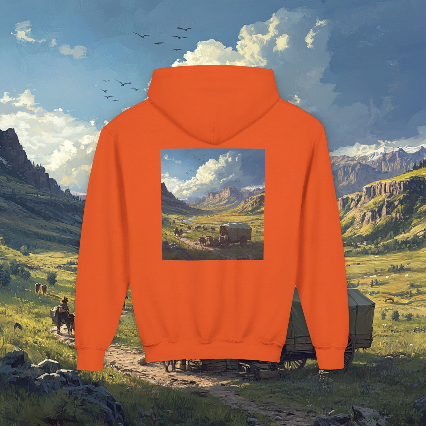 Headin' West Kids Hoodie