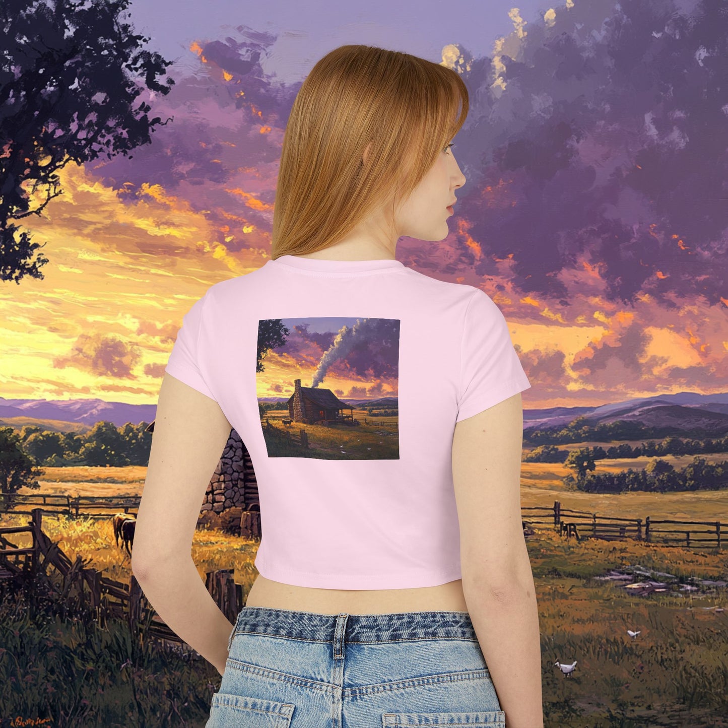 Homestead Sunset Crop Top