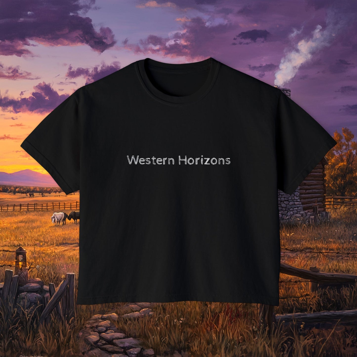 Settling Down Boxy Tee