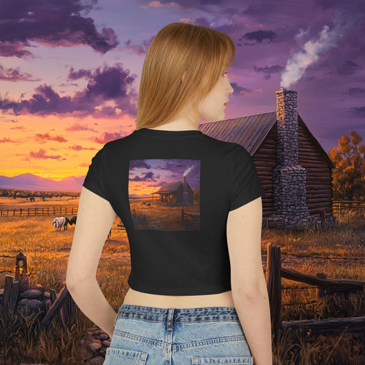 Settling Down Crop Top