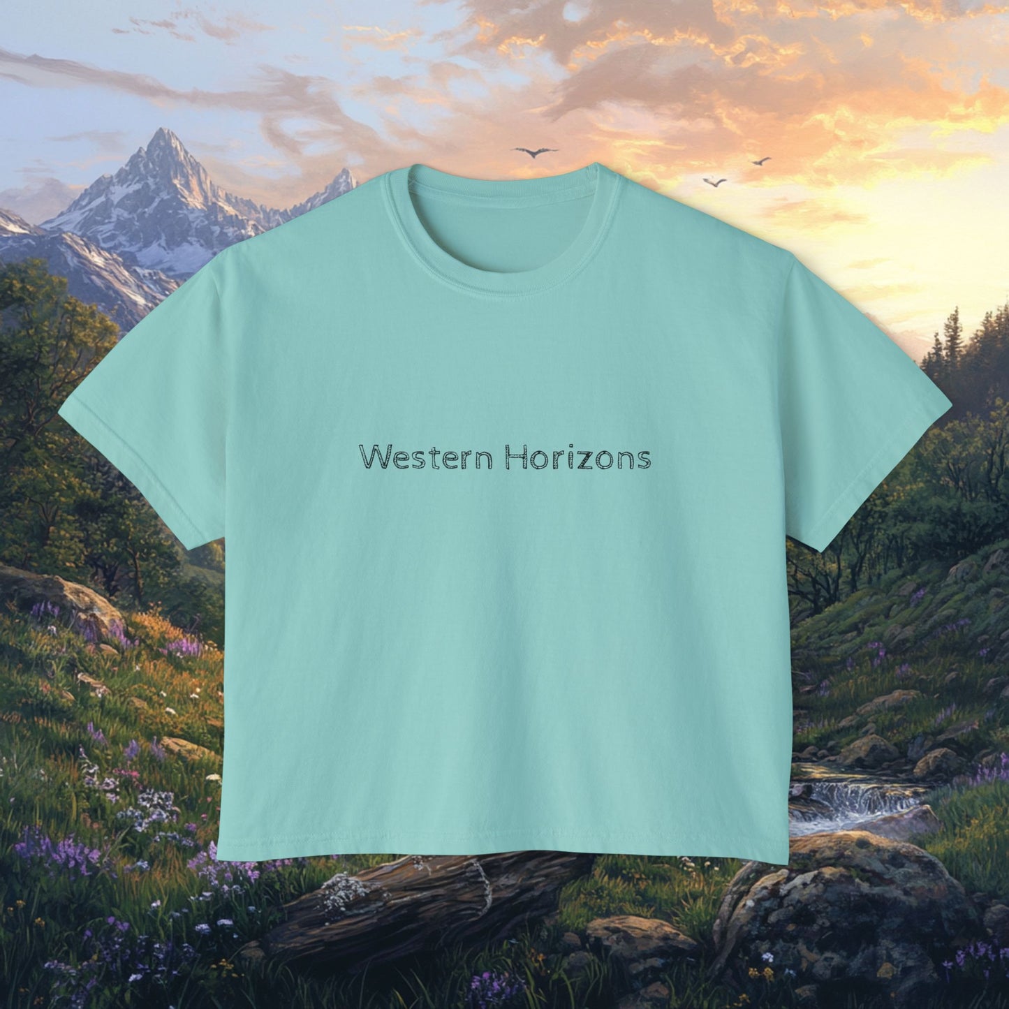 Rocky Mountain Valley Boxy Tee