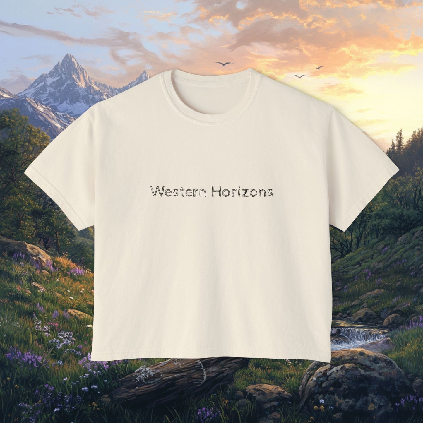 Rocky Mountain Valley Boxy Tee