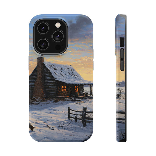 Winter Cabin Phone Case