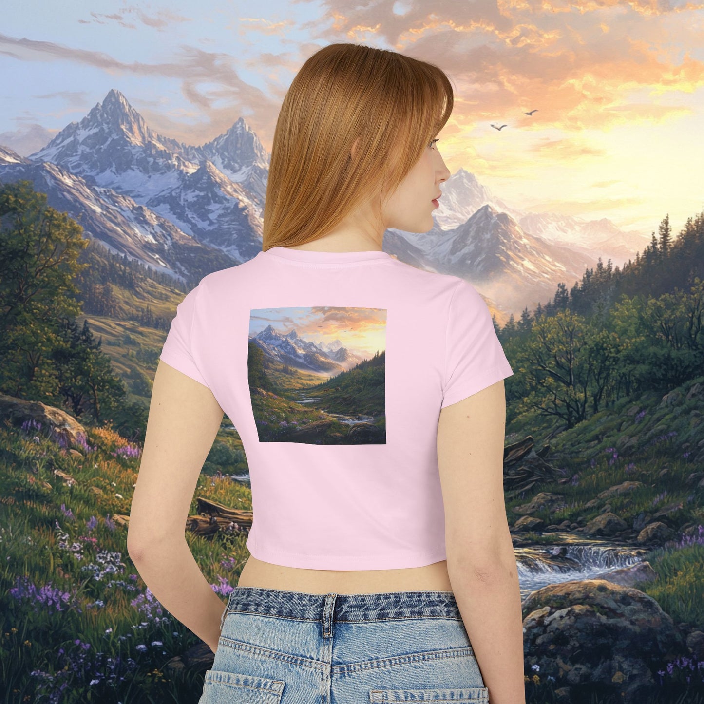Rocky Mountain Valley Crop Top