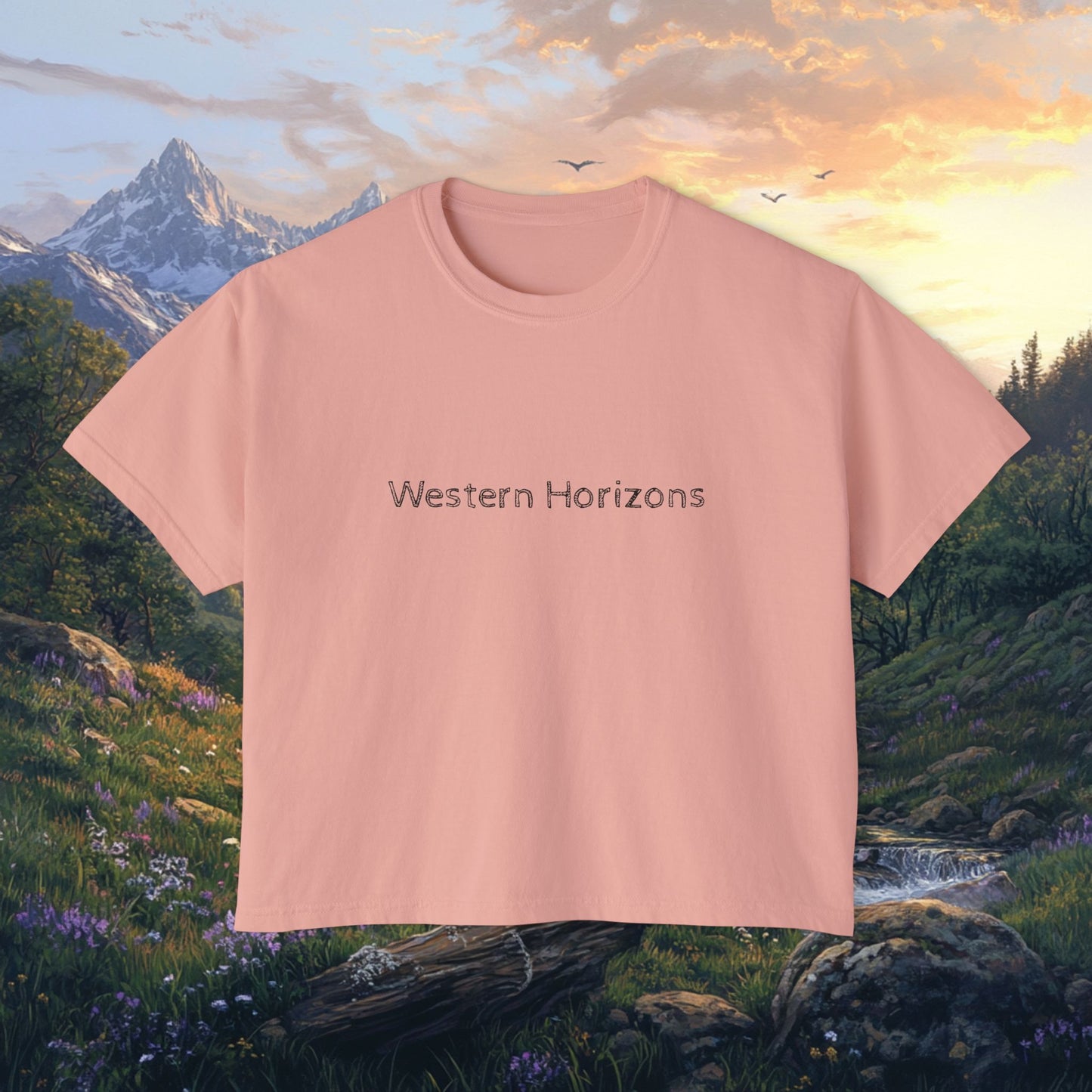 Rocky Mountain Valley Boxy Tee