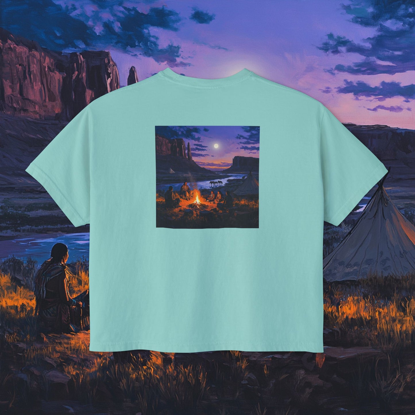 Tribal Gathering Boxy Tee