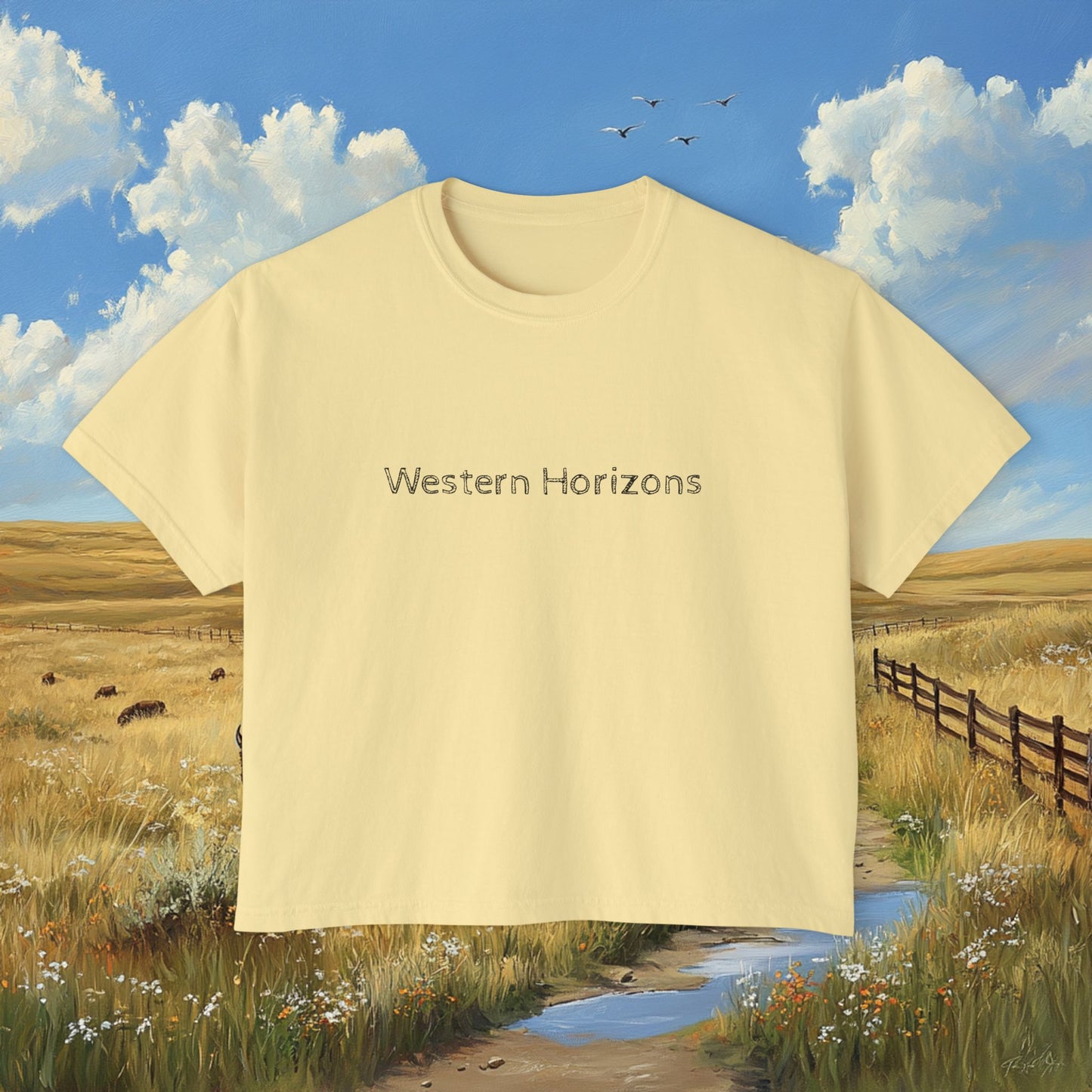 Buffalo Plains Boxy Tee