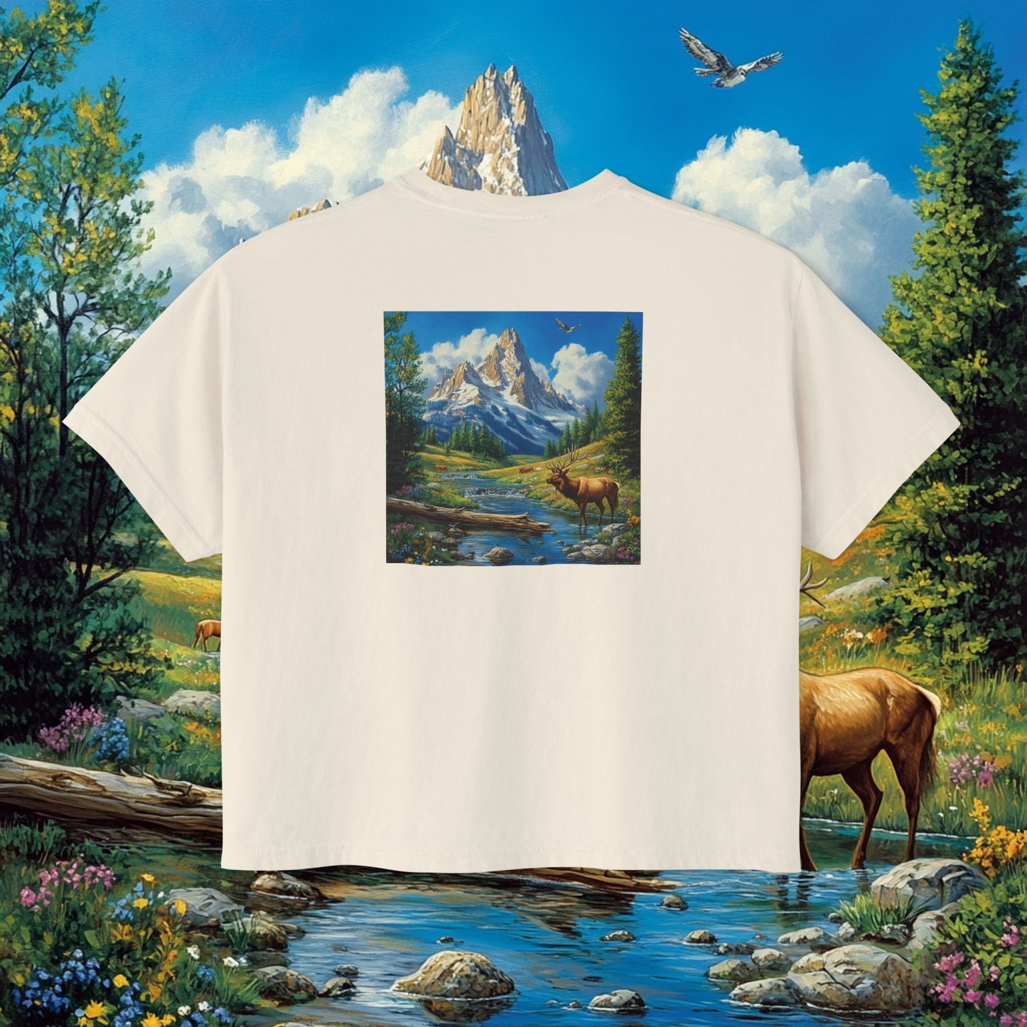 Elk Mountain Boxy Tee