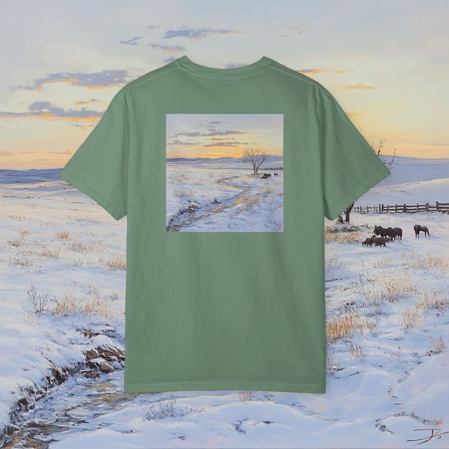 Winter Western Plains T-Shirt