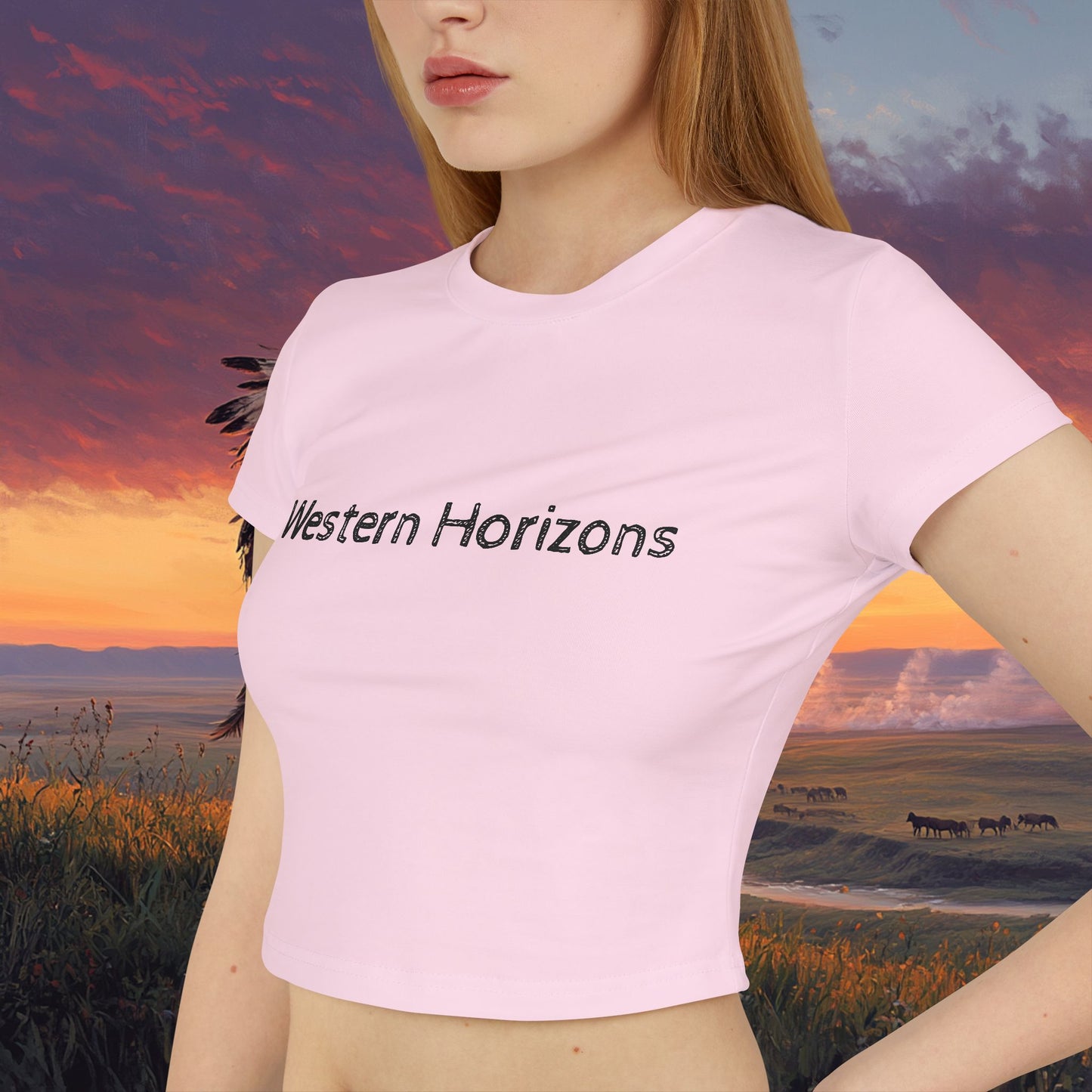 A Warrior's Best Friend Crop Top