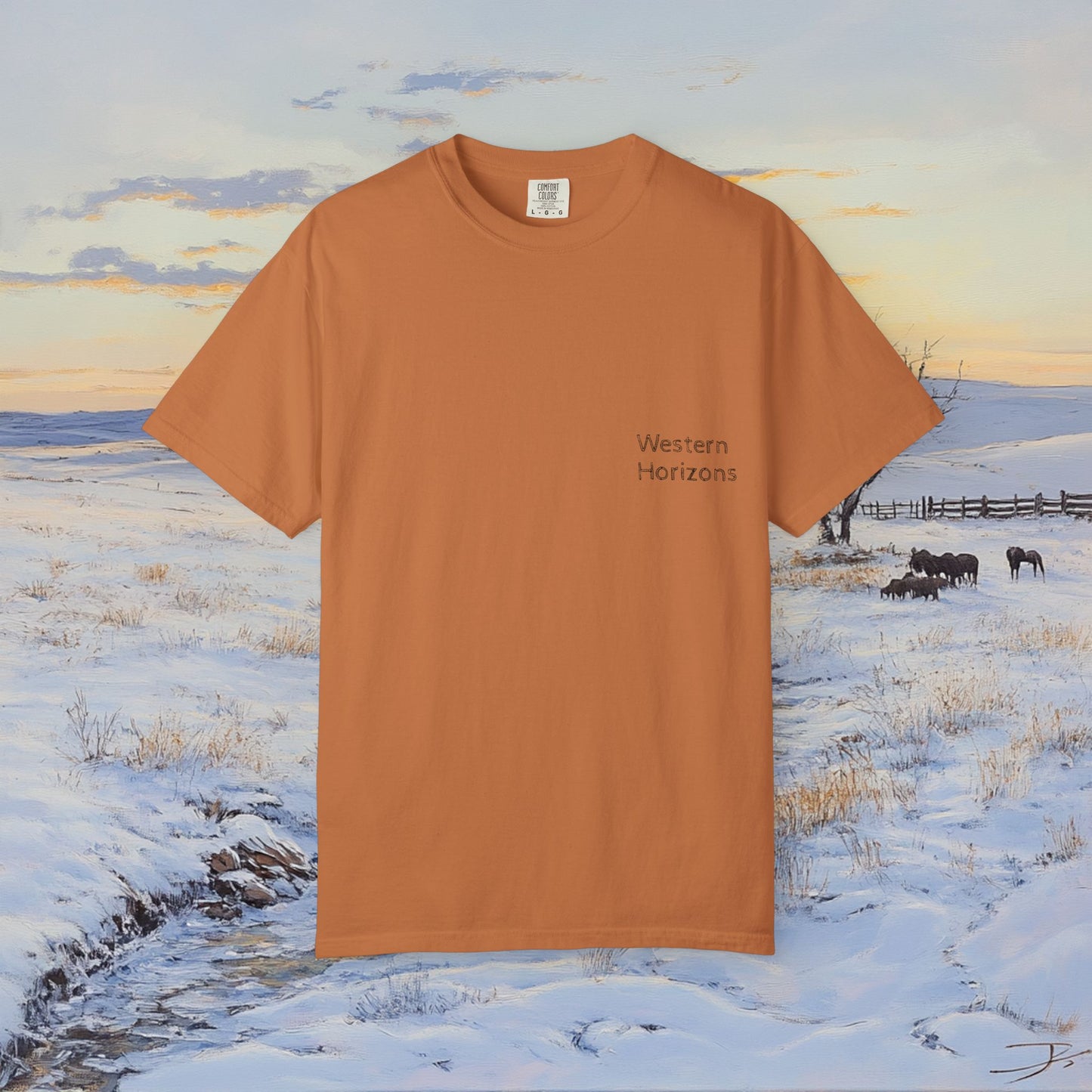 Winter Western Plains T-Shirt