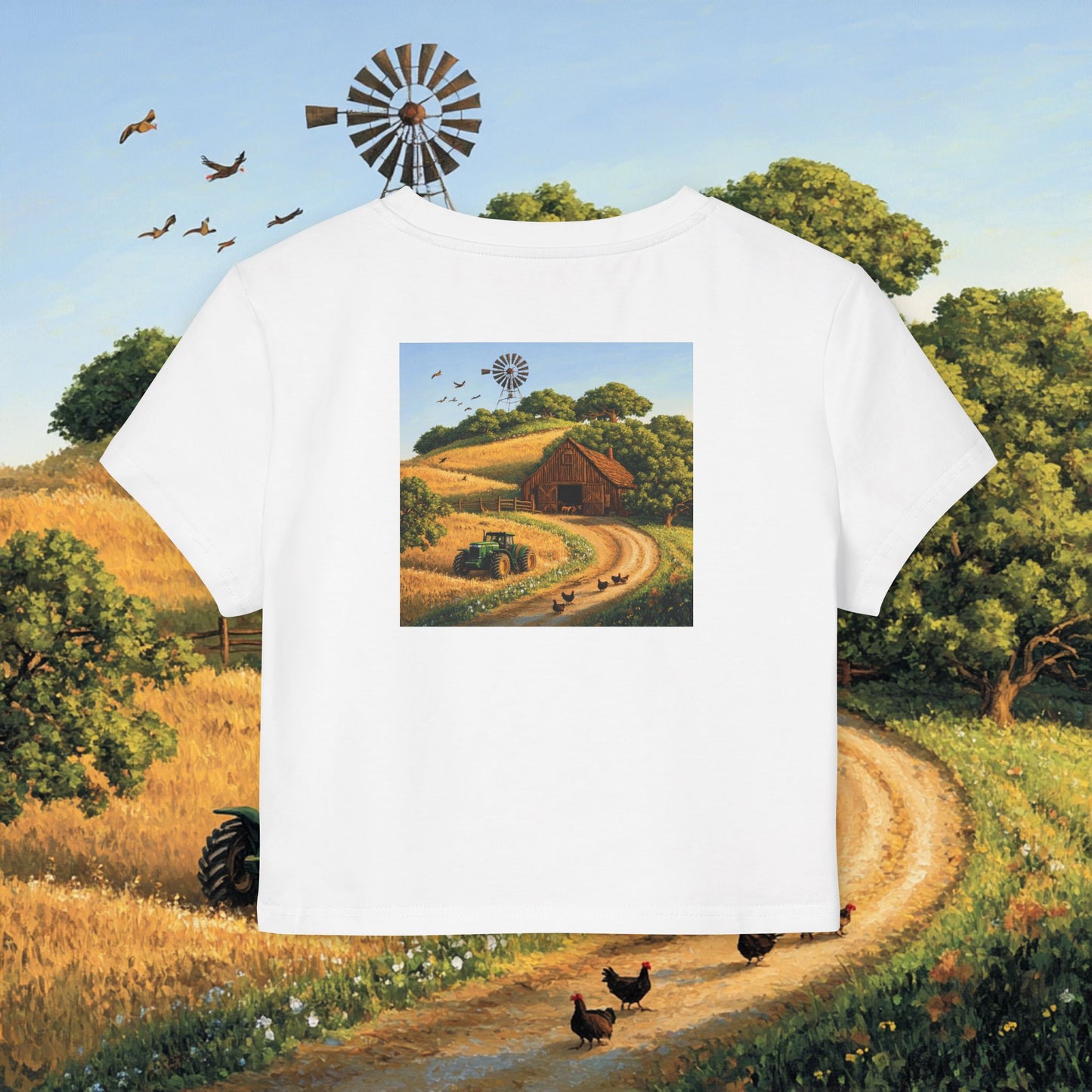 Farm Barn Crop Top