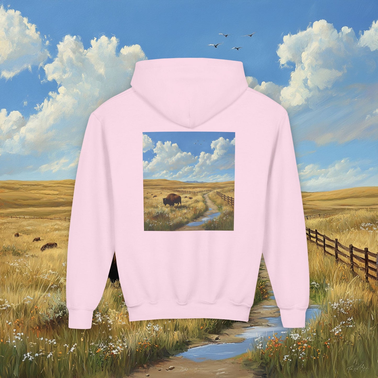 Buffalo Plains Kids Hoodie