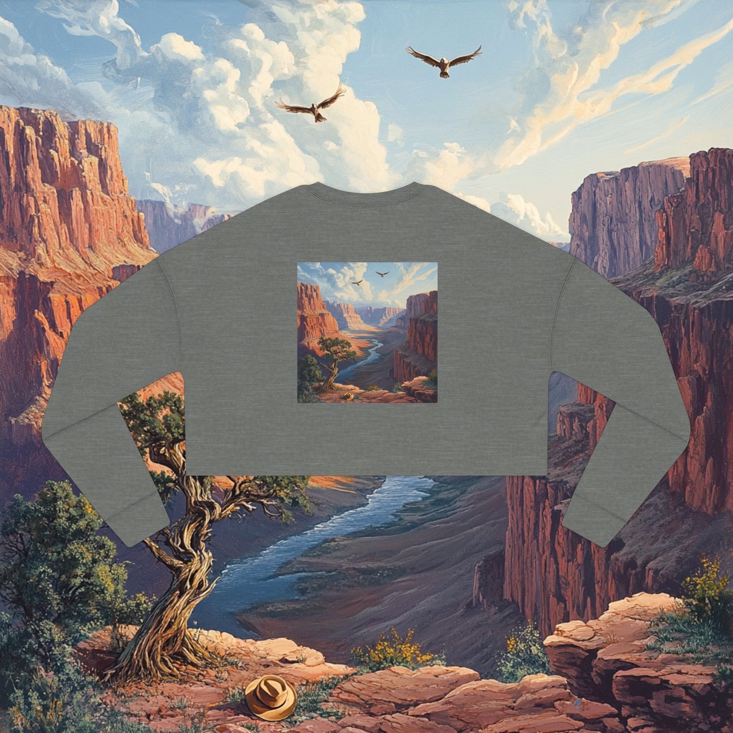 Grand Canyon Crop Sweatshirt